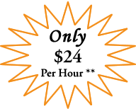 only $24 an hour